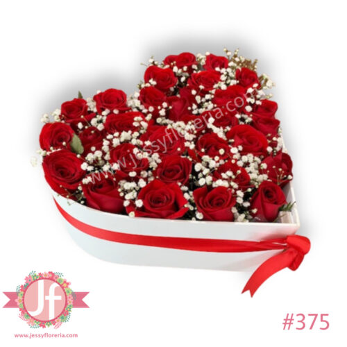 375-corazon-25-rosas-con-gypson