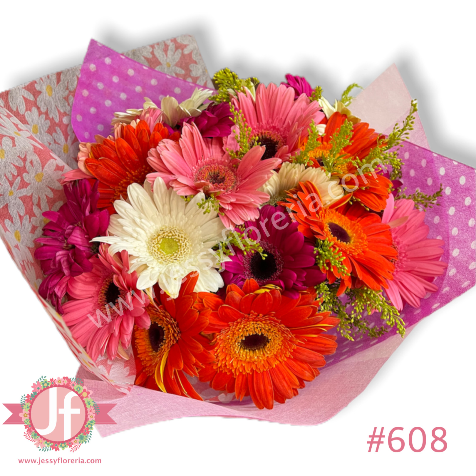 Bouquet de 24 gerberas de colores - Envíos GRATIS Mismo día 2 a 4 Hrs