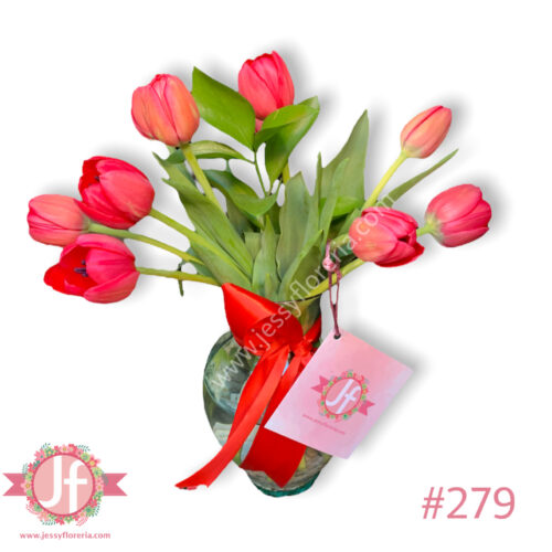Arreglos florales con Tulipanes - Envío GRATIS mismo día 2 a 4 Hrs