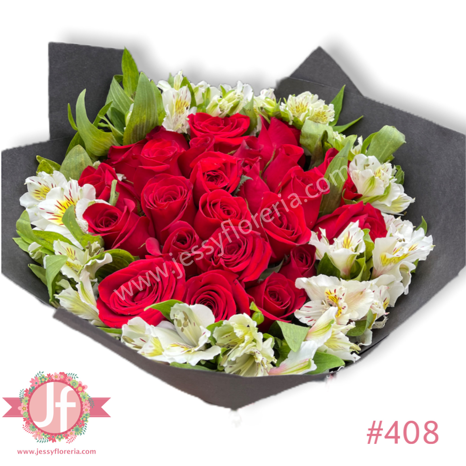Bouquet 24 rosas & alstroemerias - Envíos GRATIS Mismo día 2 a 4 Hrs