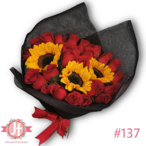 137-bouquet-3-girasoles-y-24-rosas-rojas